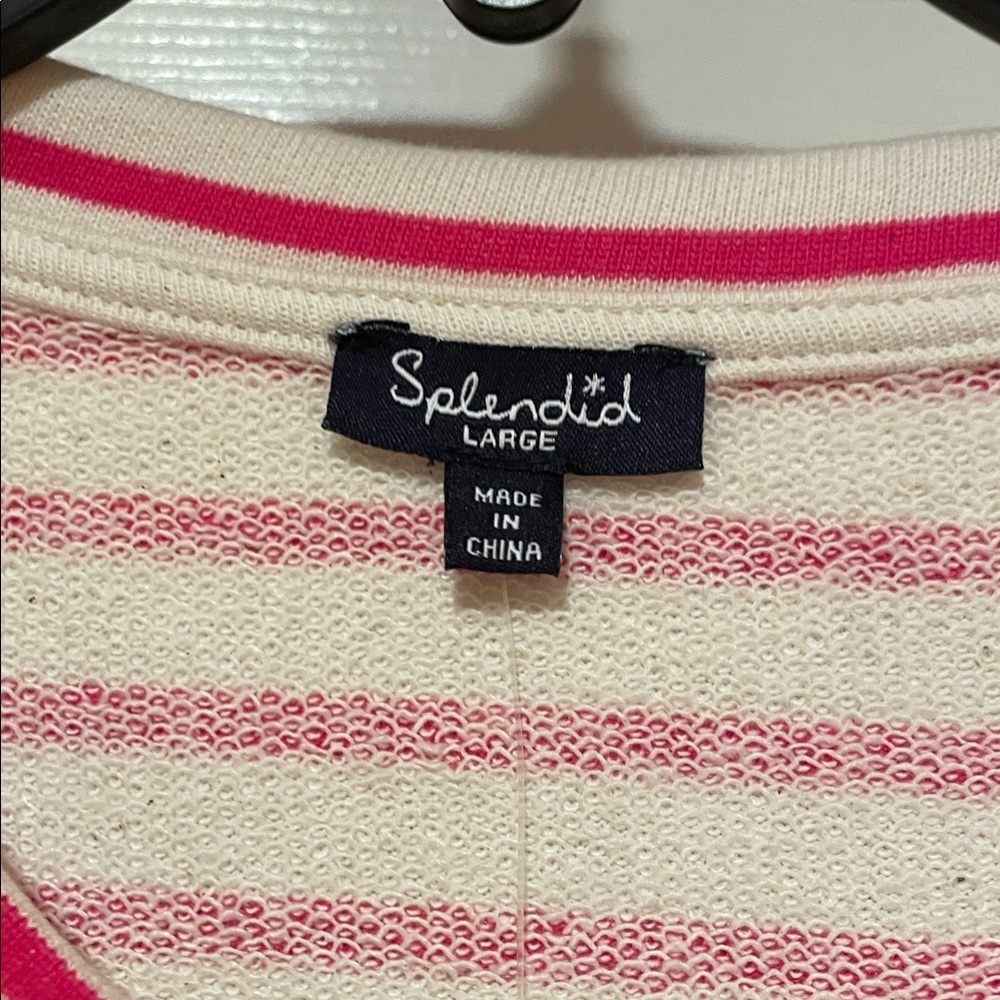 Splendid Pink and White Striped Dress - Picture 2 of 3